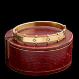 Victorian Five Diamond Bangle