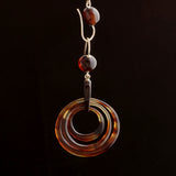 Victorian Tortoiseshell Drop Earrings