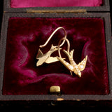 Edwardian Pearl Swallow Earrings