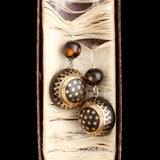 Victorian Sunburst & Stars Pique Earrings