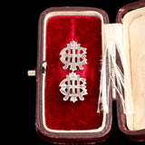 Victorian Silver AEI Earrings