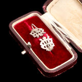 Victorian Silver AEI Earrings
