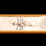 Georgian Perpignan Garnet Drop Earrings