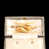 Victorian Etruscan Style Petite Torpedo Earrings