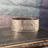 Fern Silver Pteridomania Hinged Bracelet