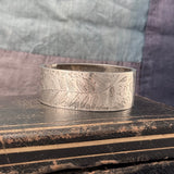 Fern Silver Pteridomania Hinged Bracelet