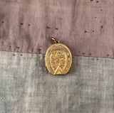 Gold B/F Horseshoe Locket
