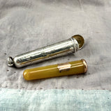 Silver Cig Locket and Celluloid Holder
