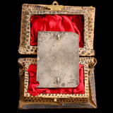 WWI Era Skull & Crossbones Holy Bible Badge