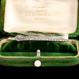 Victorian Rose Cut Diamond Nail Brooch