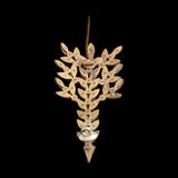 Early Victorian Cut Steel Comet Brooch