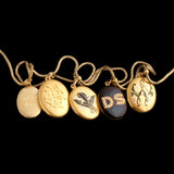 Victorian Mourning Locket Festoon