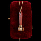 Victorian Jasper & Citrine Gavel Necklace
