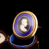 Victorian Cameo & Photo Mourning Brooch/Pendant