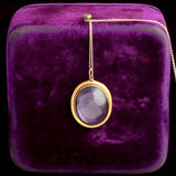 Georgian Rock Crystal Portrait Locket