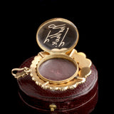 Georgian Pearl Locket with Victorian "Mother" Dedication