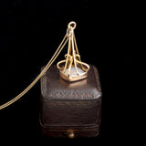 Victorian "Tho Lost to Sight" Wax Seal Necklace