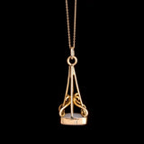 Victorian "Tho Lost to Sight" Wax Seal Necklace