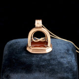 Georgian "IT" Ouroboros Seal Fob Necklace