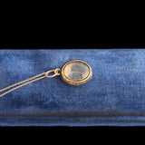 Victorian Gold & Enamel Mini AEI Locket