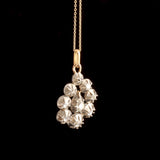 Early Victorian Rose Cut Diamond Pendant