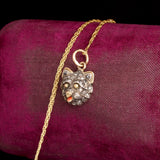 Victorian Diamond Terrier Necklace