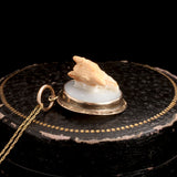 Victorian Fox Cameo Necklace