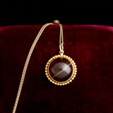 Victorian Banded Agate Pendant