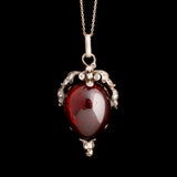 Mid 19th Century Garnet & Diamond Heart Locket
