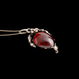 Mid 19th Century Garnet & Diamond Heart Locket