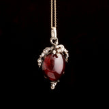 Mid 19th Century Garnet & Diamond Heart Locket