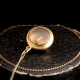Victorian Garnet Acorn Locket
