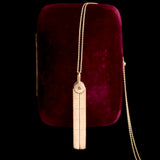 Victorian Ruler, Pencil & Toothpick Fob Necklace