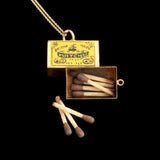 Vintage "British Made Matches" Necklace