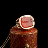 Early Victorian Snake Wax Seal "Amelia" Necklace