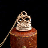 Early Victorian Snake Wax Seal "Amelia" Necklace