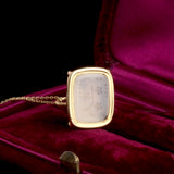 Victorian "Vous la Meritez" Dog Wax Seal Necklace