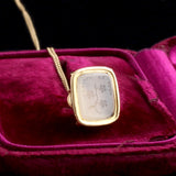 Victorian "Vous la Meritez" Dog Wax Seal Necklace
