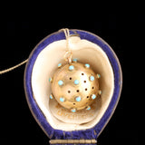 Late Victorian Turquoise Pomander Necklace