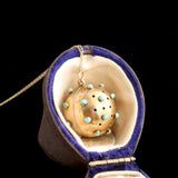 Late Victorian Turquoise Pomander Necklace