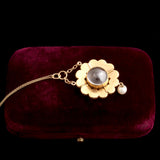 Late Georgian Pearl & Citrine Cluster Locket