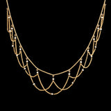 Victorian Seed Pearl Swag Necklace
