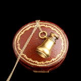 Early 20th Century Rajputana Regiment Gold Stanhope Necklace