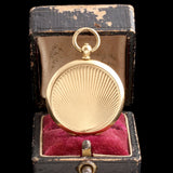 1930s Mounted Arrowhead Sunburst Locket