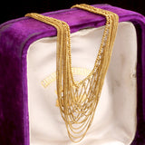 Victorian Gold Swag Collar