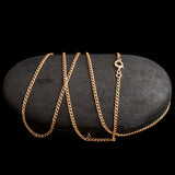 Victorian 15k Gold 21 1/2" Curb Chain