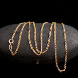 Victorian 15k Gold 21 1/2" Curb Chain