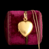 Victorian Gold Heart Locket