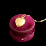 Victorian Gold Heart Locket