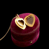 Victorian Gold Heart Locket